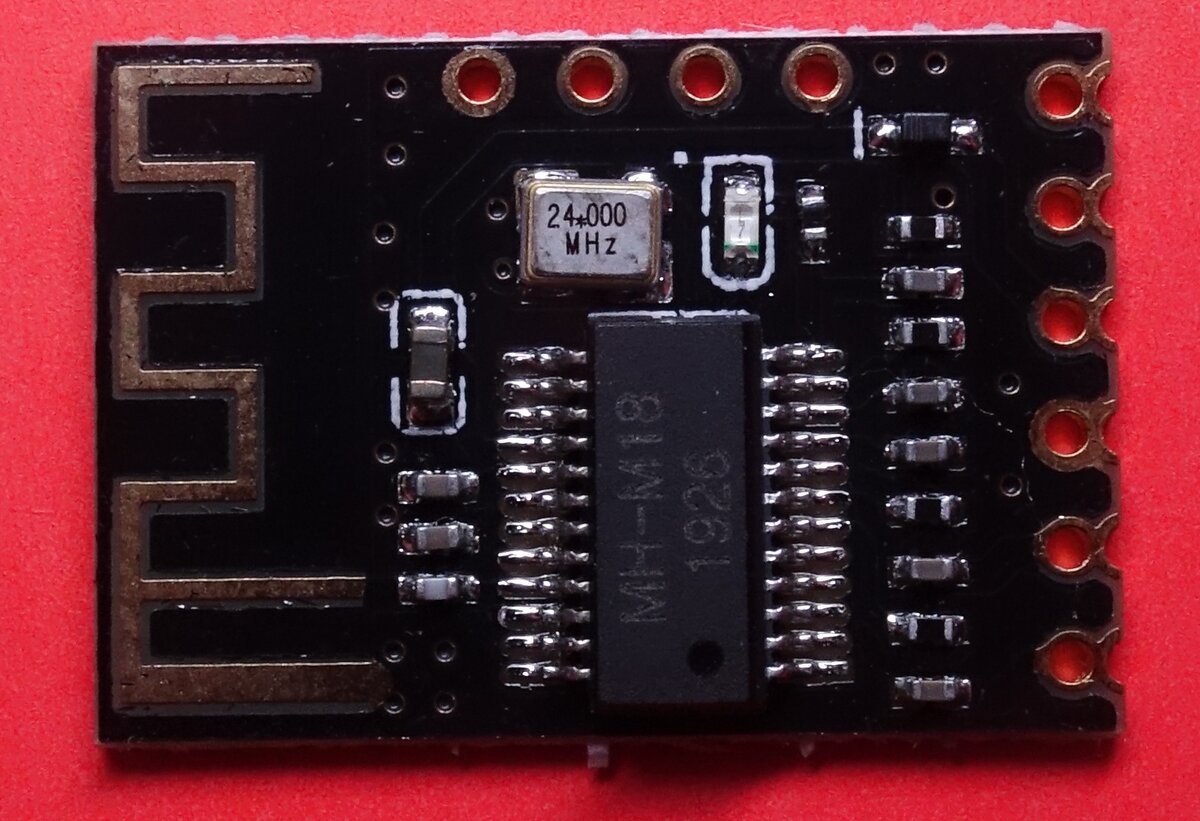 bluetooth аудио модуль MH-M18 вид спереди