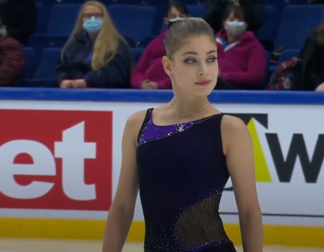 Скриншот с выступления 