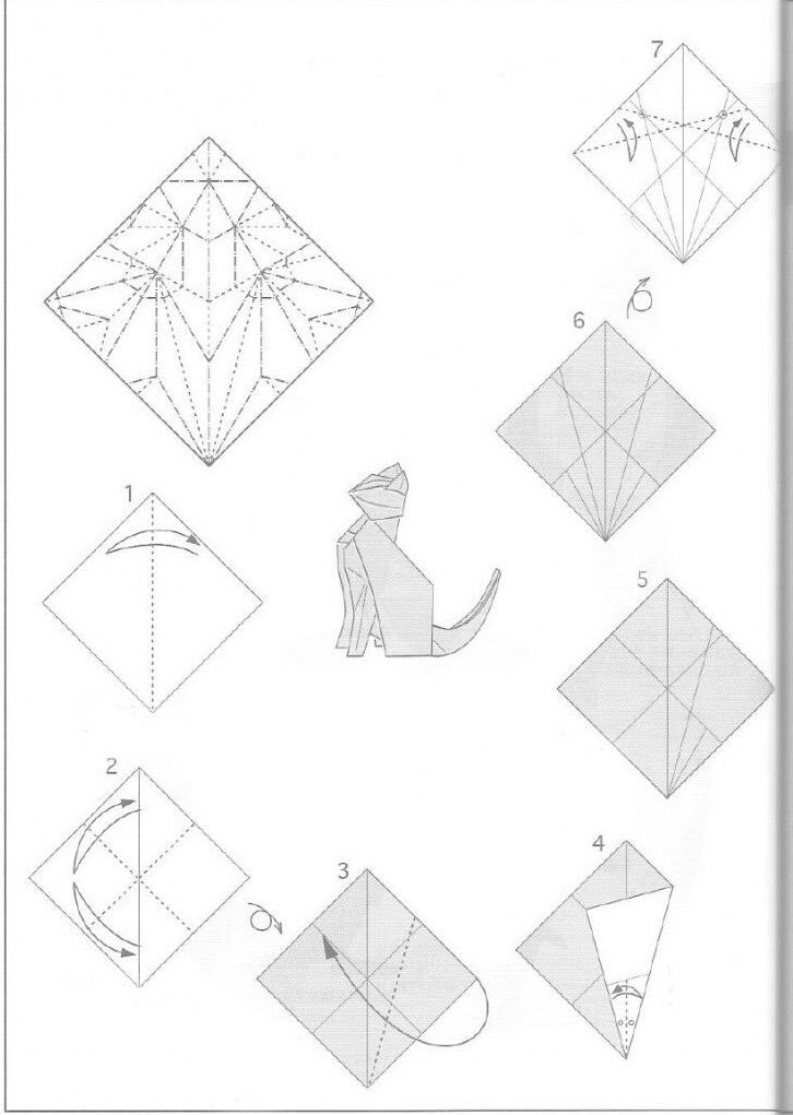 Как сделать кота из бумаги своими руками: 100 фото | Мама может все! | Дзен