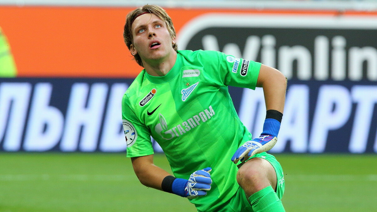    Вратарь "Зенита" Одоевский был удален в матче с "Ахматом". Фото: GLOBAL LOOK PRESS