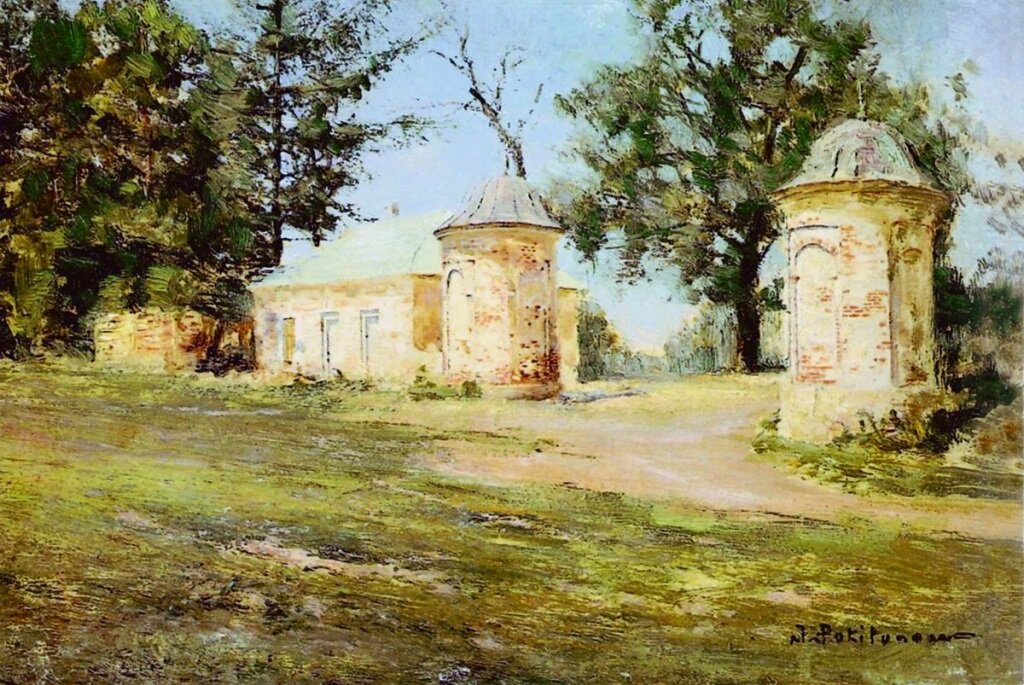 Иван Похитонов "Въезд. Ясная Поляна". Источник: https://www.liveinternet.ru/users/bo4kameda/post424735970/