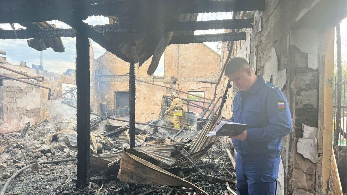    Последствия пожара в поселке Совхозный Белоярского городского округа Свердловской области© Фото : Прокуратура Свердловской области