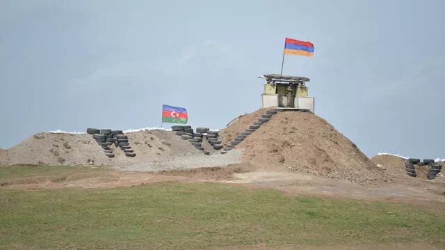 Граница Армении и Азербайджана. Архивное фото