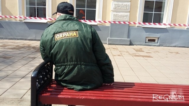    Охранник Наталья Хомутова © ИА REGNUM