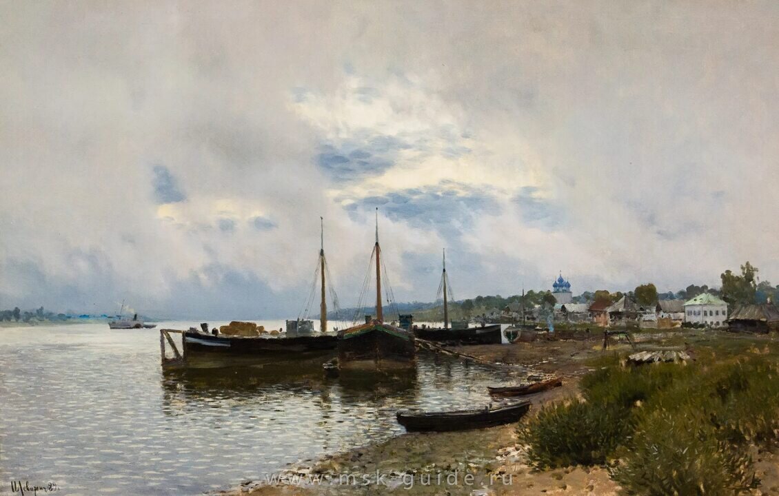 Левитан И. И. "После дождя. Плёс" 1889 год. Источник Яндекс картинки