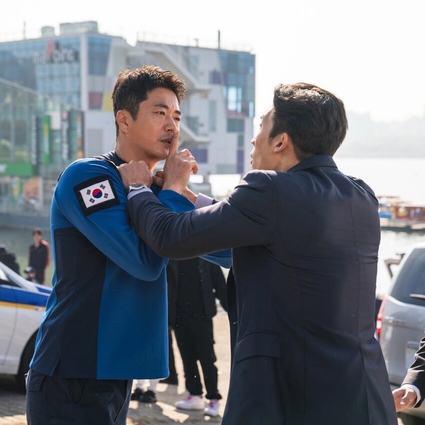 Кадр из дорамы. 