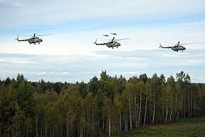 Штурмовики Су-25СМЗвено вертолётов