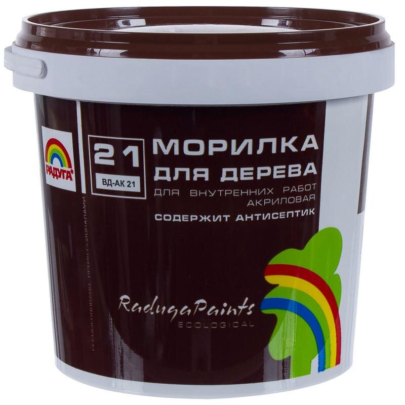 пример морилки на водной основе от фабрики РАДУГА - цена около 160р за 0,9литра