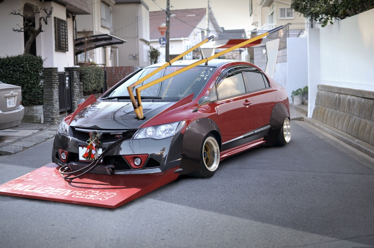 Басадзоку. Honda Civic босодзоку. Honda Civic Bosozoku. Mitsubishi Lancer босодзоку. JDM босодзоку.