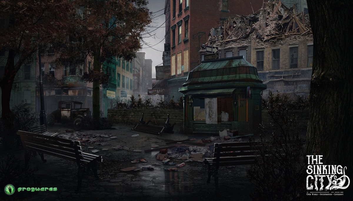 Мрачные тизер, скриншоты и арты из игры The Sinking City | Rempc.by | Дзен