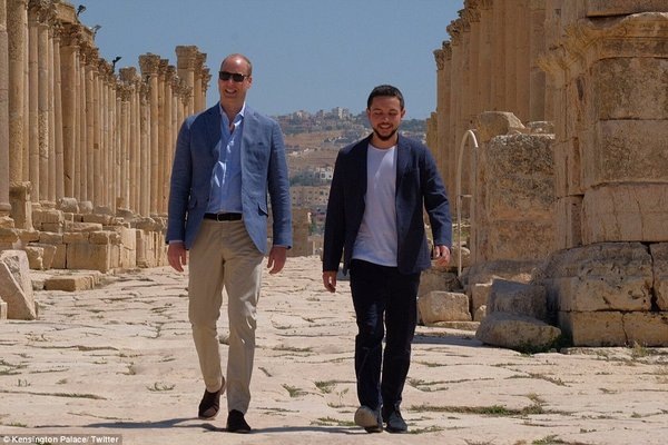 Уильям и принц Иордании