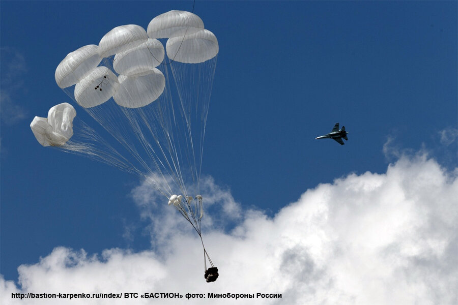 Десантирование БТР-МД