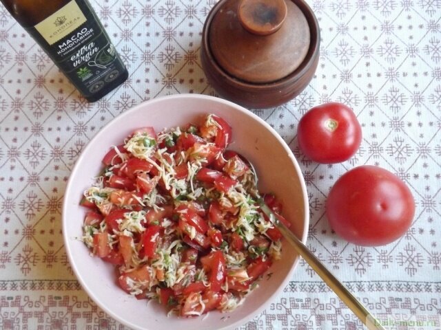 Очень хорошее сочетание продуктов в этом салате