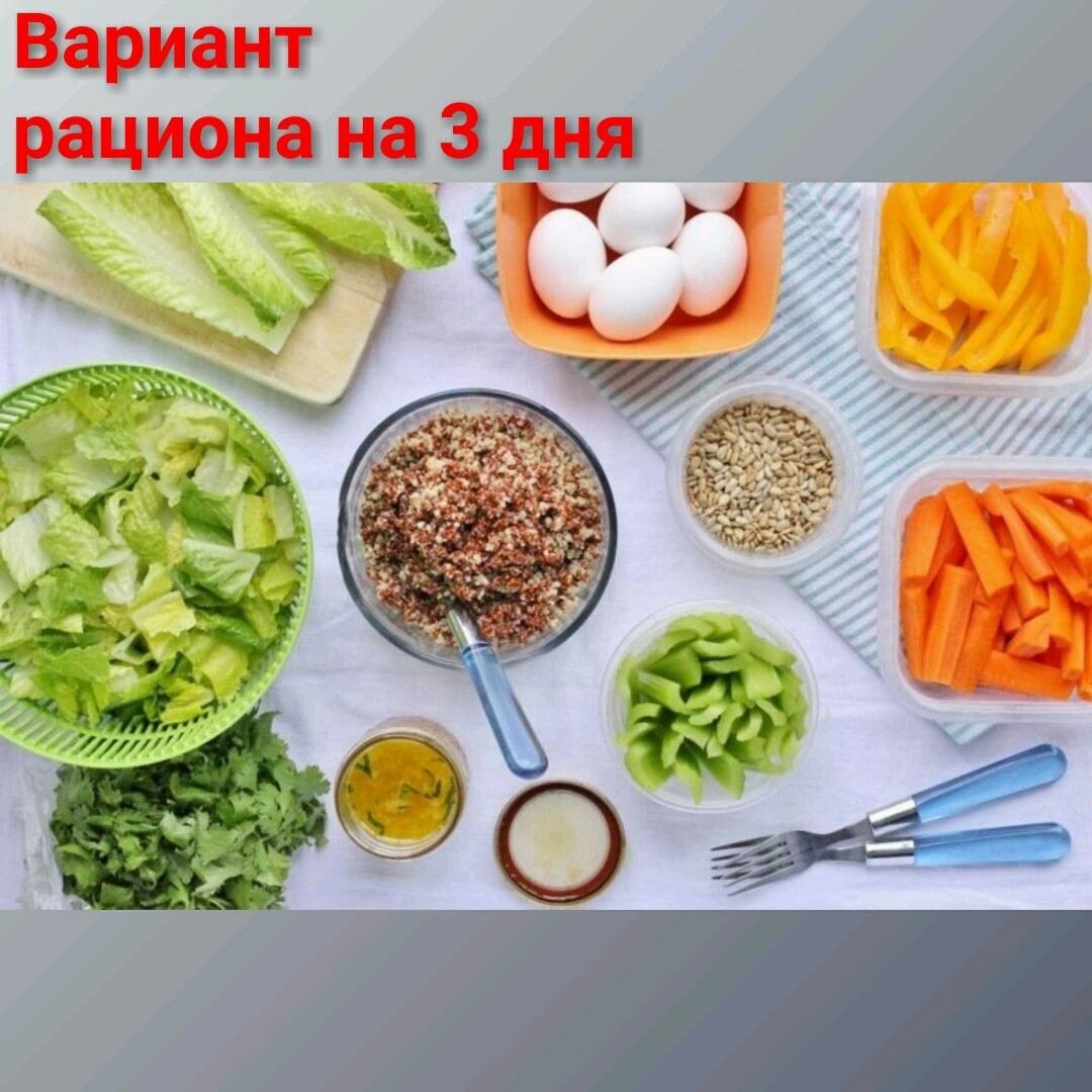Рацион правильного питания