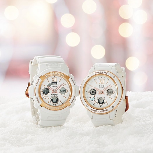 Парные часы G-Shock и BABY-G. Фото casio.com