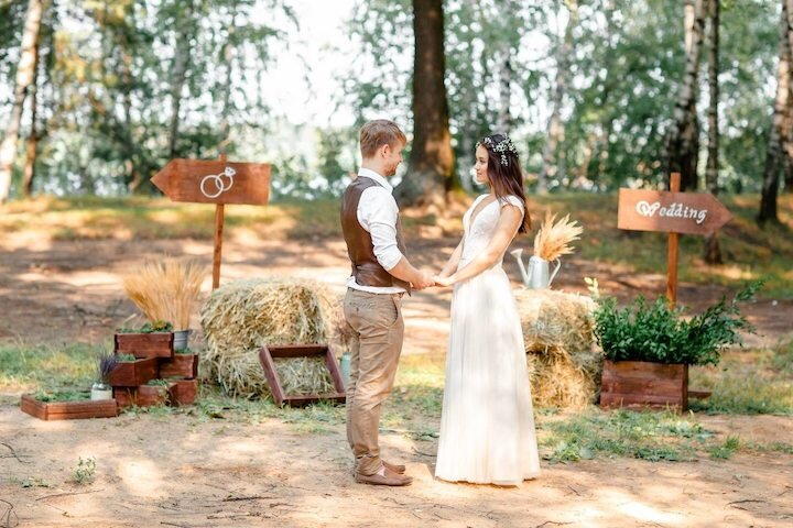 Свадьба в стиле Рустик