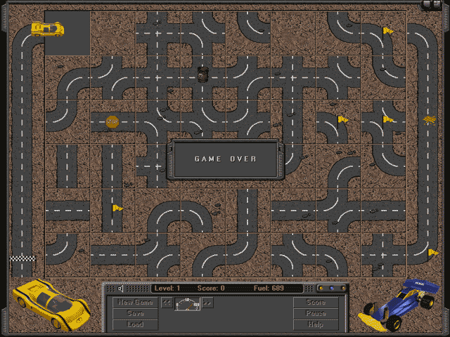 Первая изданная игра "Puzzle Rally"
