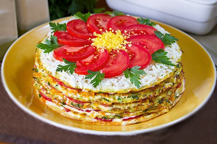 Торт из кабачков