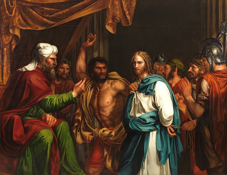 Христос в доме первосвященника Аны. Хосе Мадрасо, 1803
