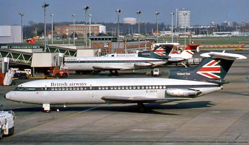 Самолёт Трайдент авиакомпании Бритиш Эйрвэйз