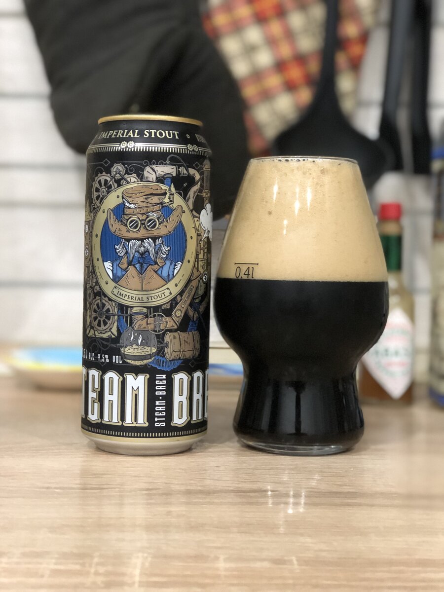Steam brew imperial stout in can фото 90