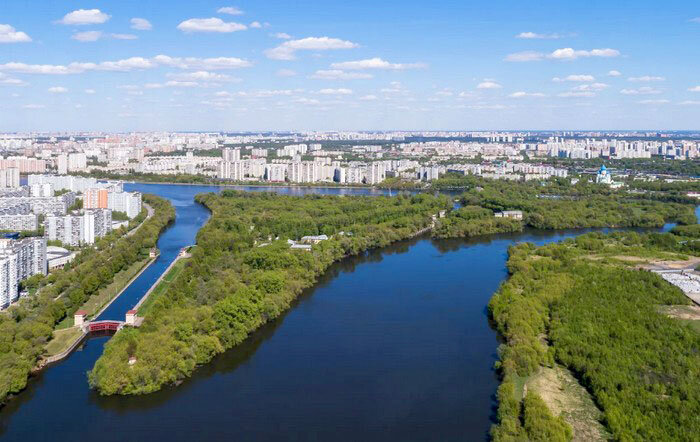 Перервинский гидроузел на Москве-реке