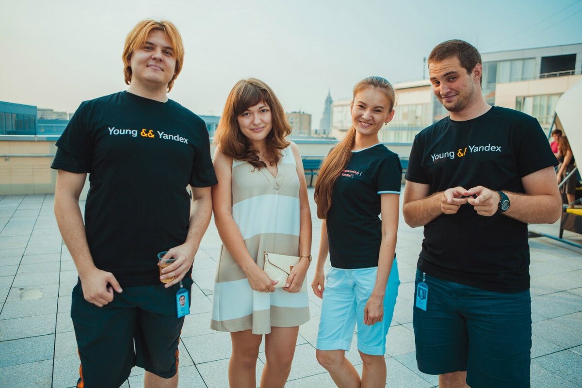 Команда сотрудников Яндекса