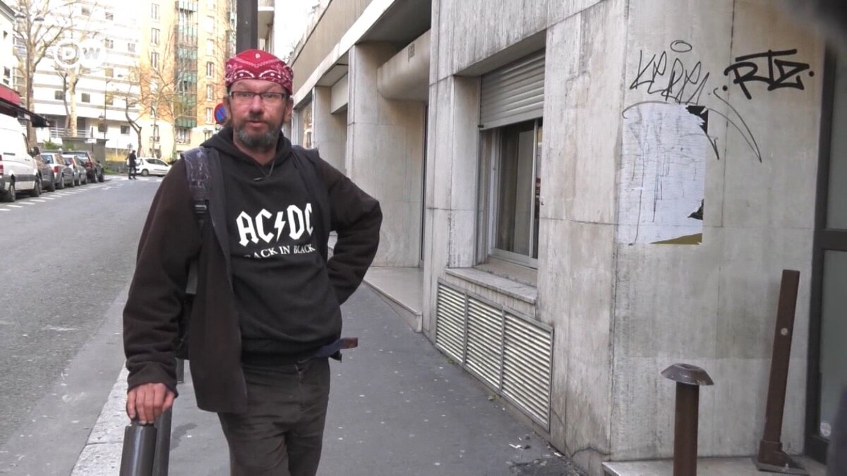 Кристиан Паж - популярный блогер-бездомный