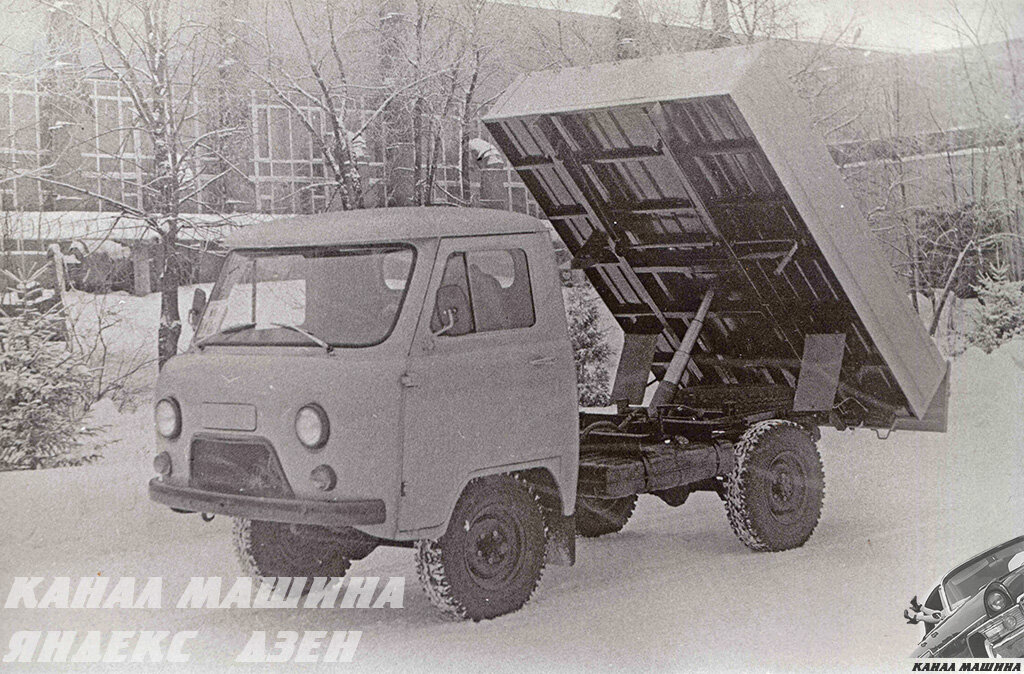 Первый макетный образец самосвала УАЗ-САЗ-3515, декабрь 1993 г. 