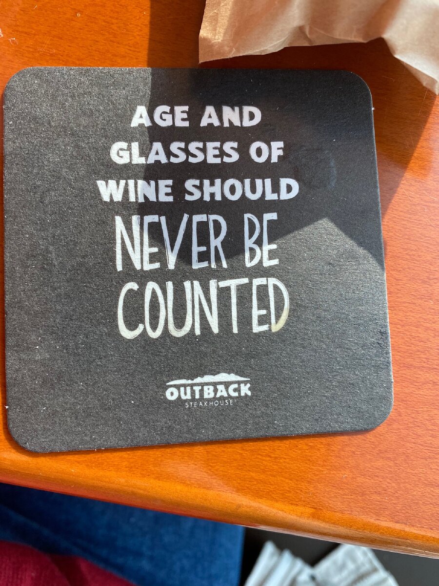 Возраст и бокалы вина считать не нужно!