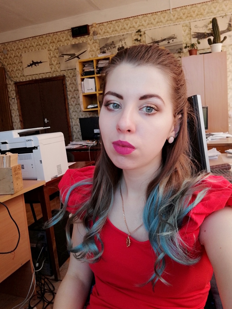 Мой любимый вариант причёски на работе