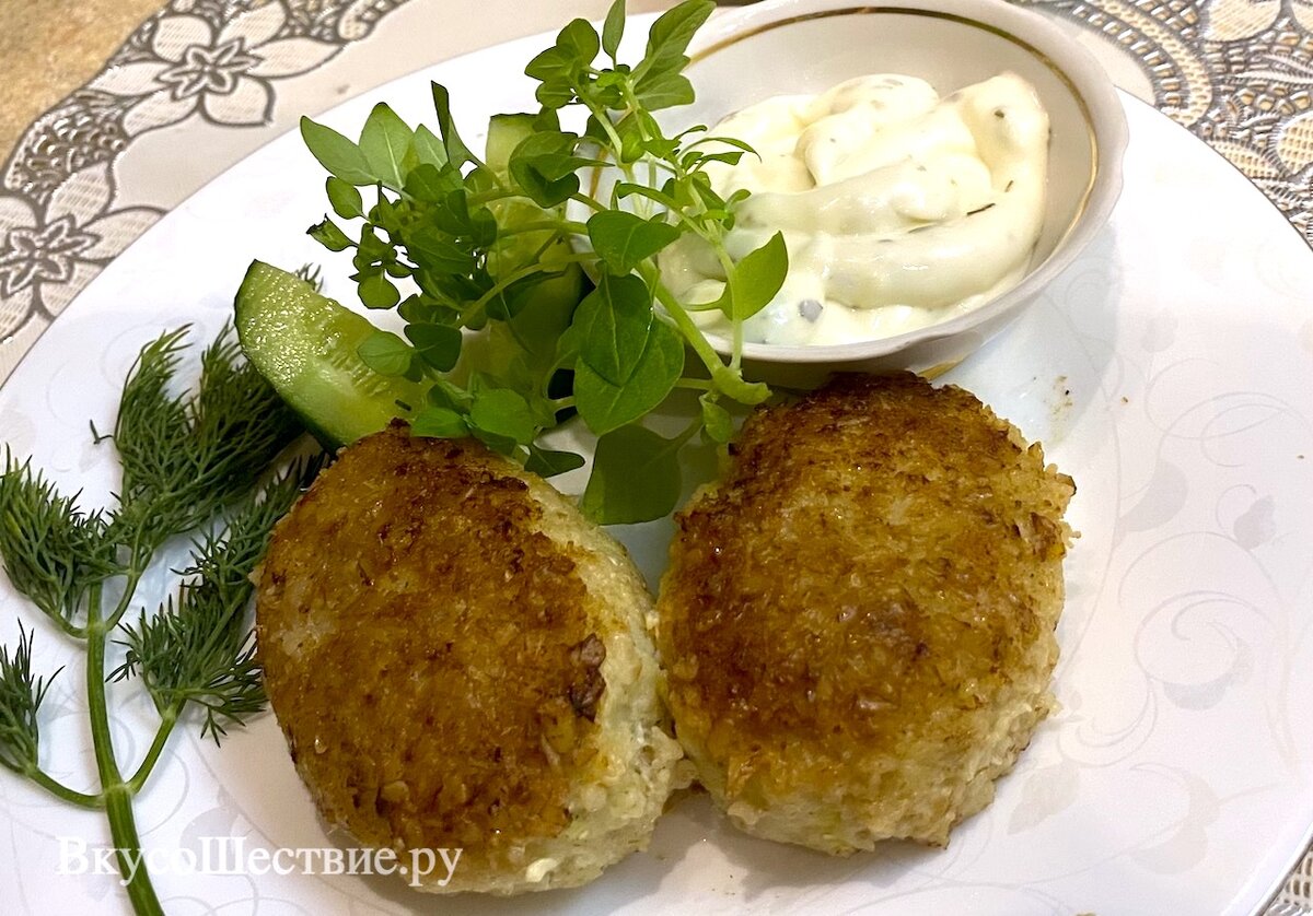 Нежные рыбные котлеты