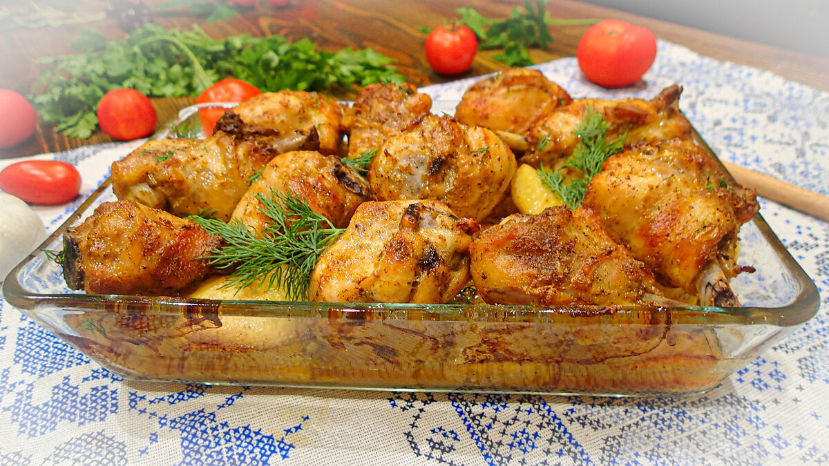 Курица и картошечка на ужин | простой и вкусный рецепт |