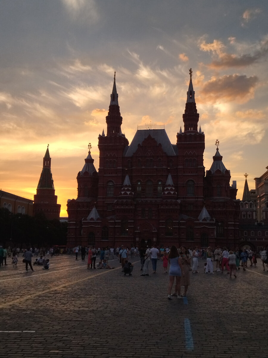 Закат. Красная площадь