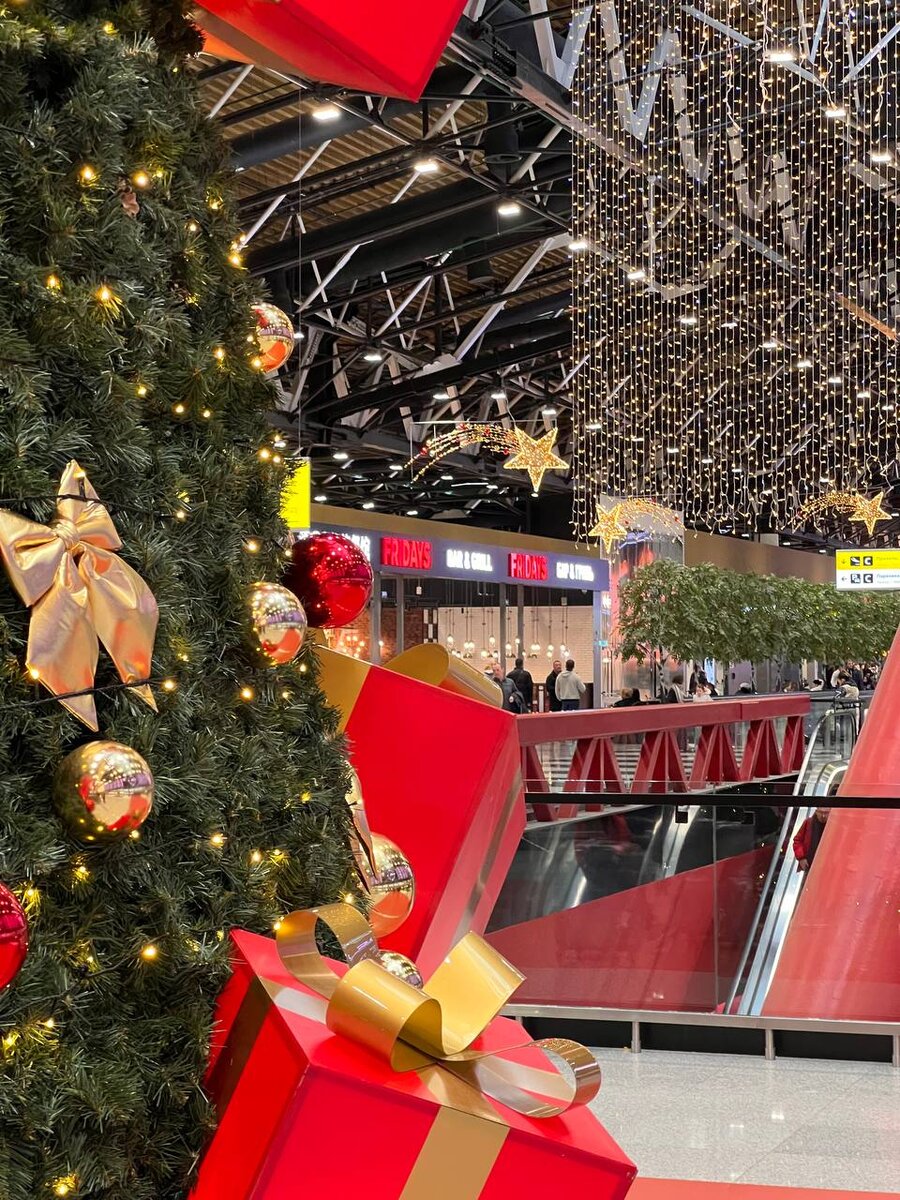 Ёлка в Шереметьево