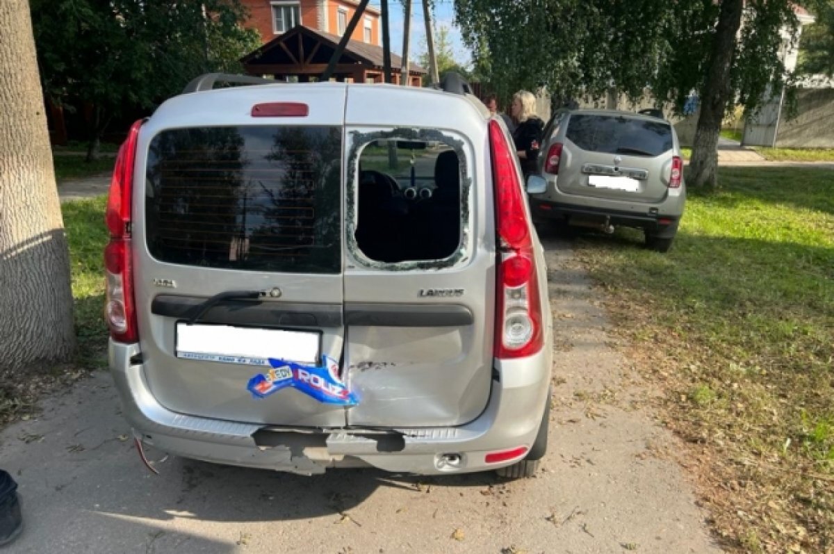    В Рязанской области произошло серьезное ДТП с машиной Lada и питбайком