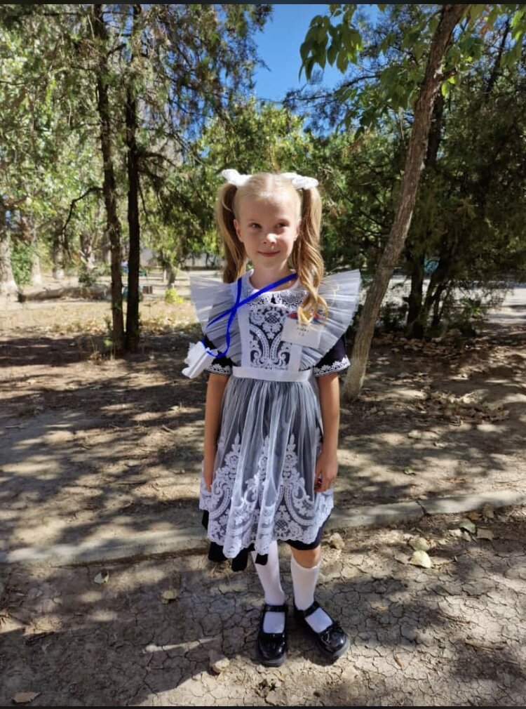 Наша первоклашка