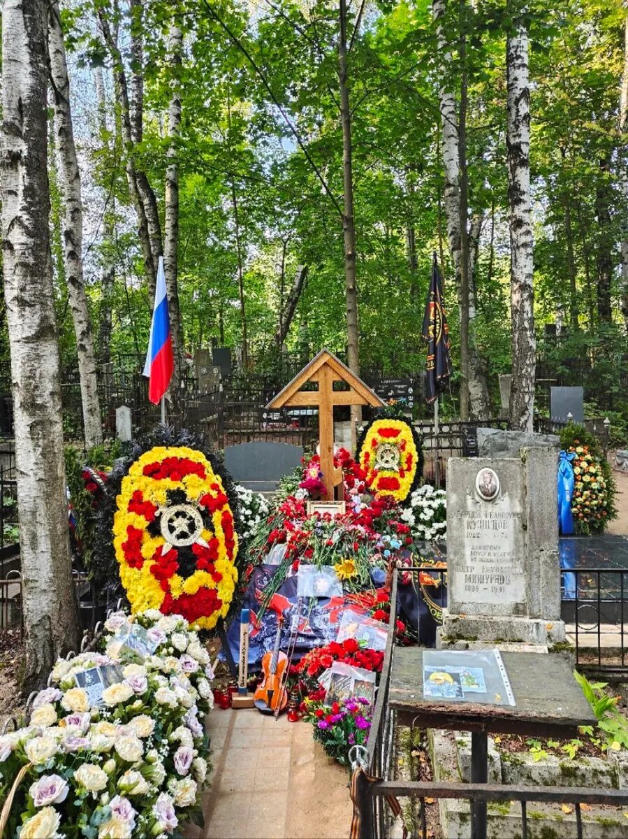 Могила Евгения Пригожина. Фото: ЧВК Вагнер | Telegram