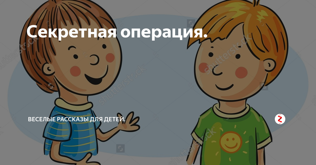 Секретная операция. | Веселые рассказы для детей. | Дзен