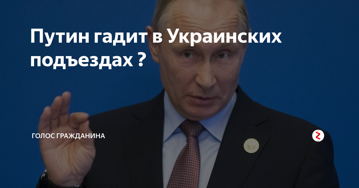 Голос гражданина. Почему стоит уважать Путина