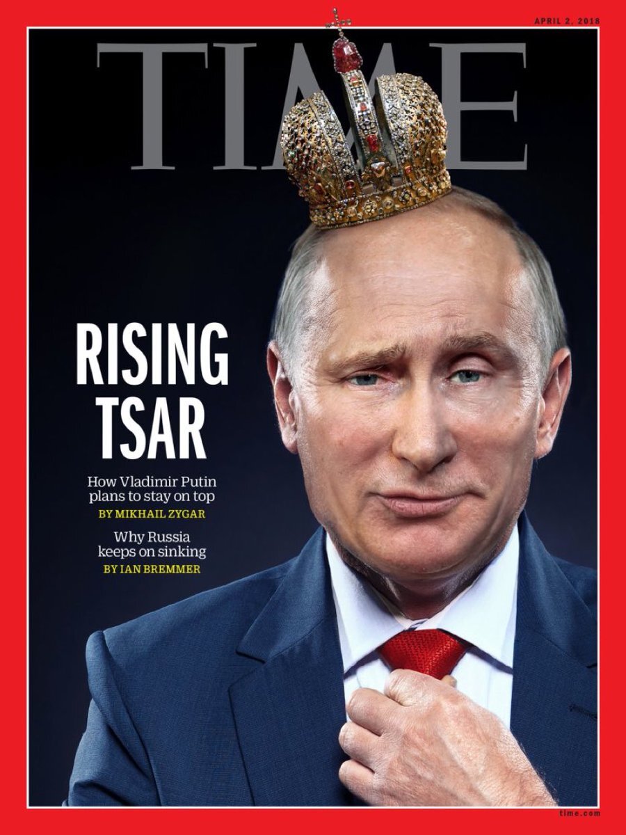     Президент России Владимир Путин попал на обложку еженедельника европейской версии журнала Time. Изображение размещено на сайте издания.-2