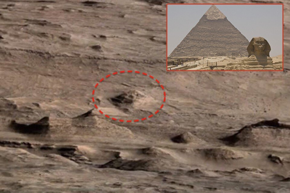 Фото пирамид на марсе
