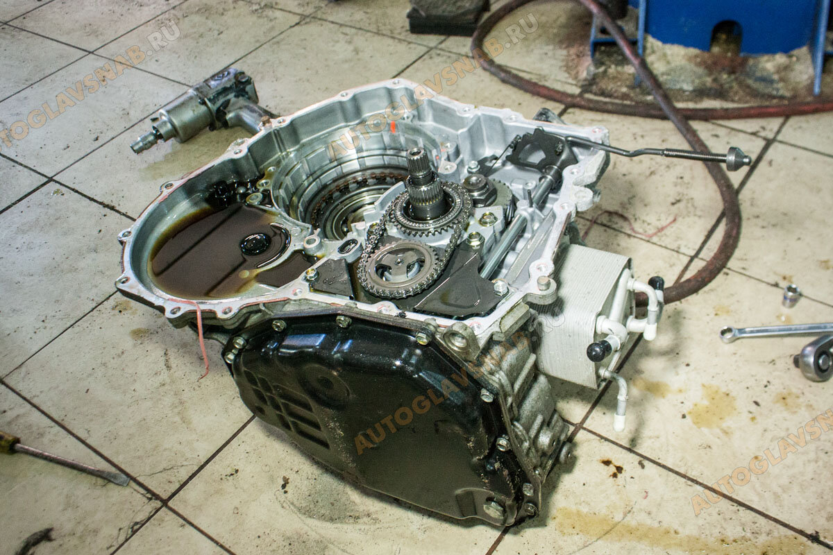 В процессе разбора вариатора