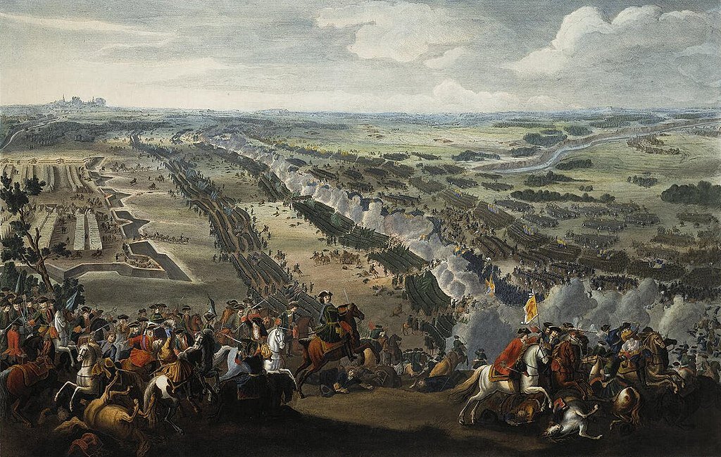 Денис Мартен. «Полтавская битва» (1726).