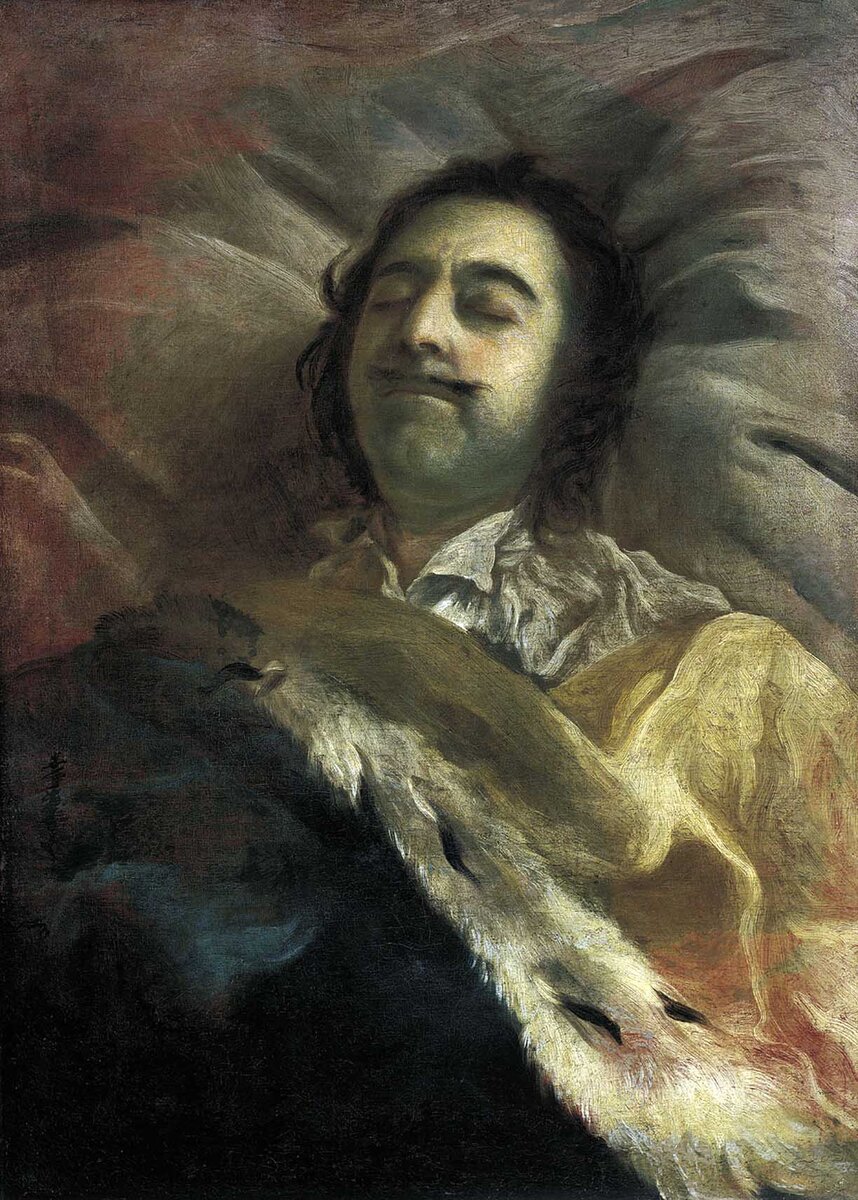 И. Н. Никитин «Пётр I на смертном одре», 1725