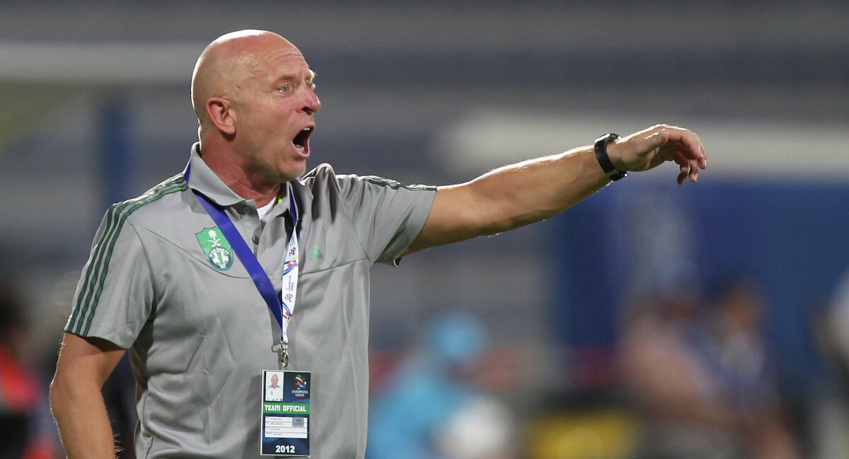 Яролим, теперь уже бывший тренер сборной Чехии по футболу