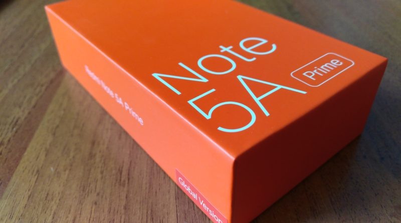 Коробка Redmi Note 5A Prime