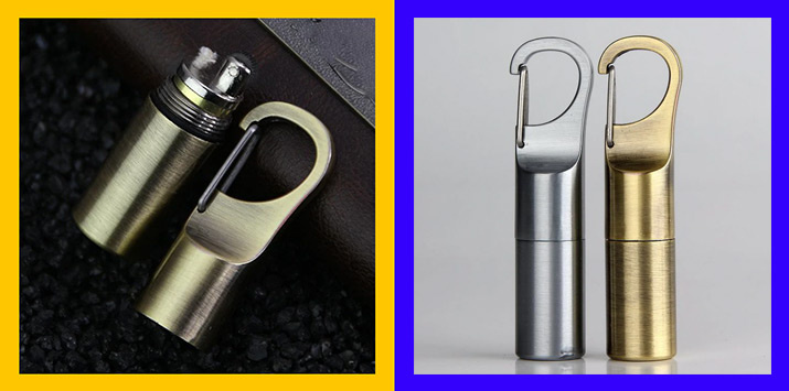 Миниатюрная бензиновая зажигалка на карабине