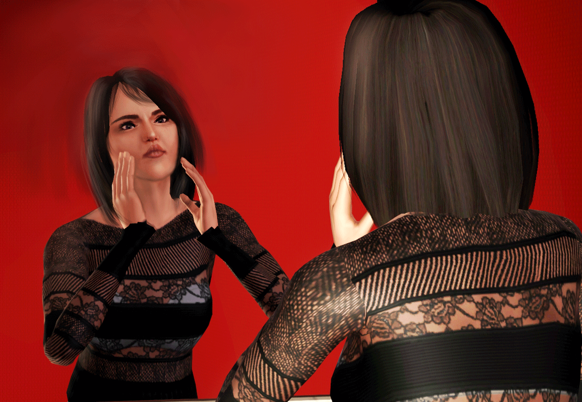 Картинка сделана мною в игре The Sims 3