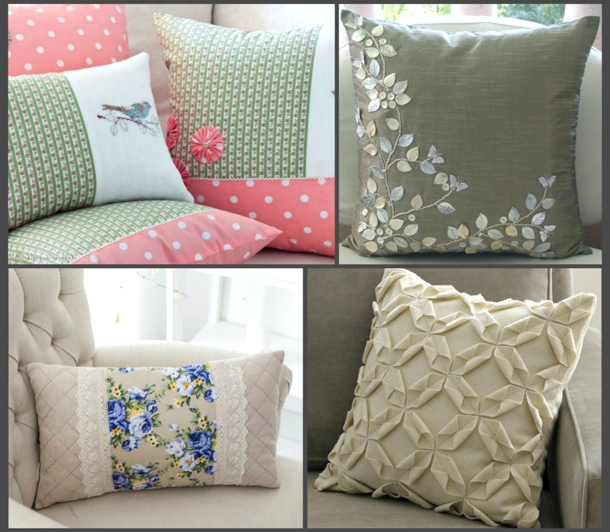 Декоративные подушки на диван - Дизайн интерьера Niart